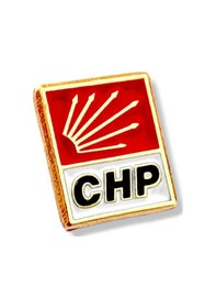 Resim Yörük Tasarım Türk Bayrağı & Chp 3 Adet Yaka Rozeti 2chp,1tütk Bayrağı Çok Renkli 