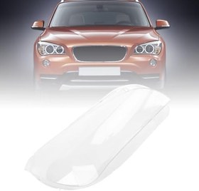 Resim Far kapağı, ön Far Abajur Far Net Lens Kapak PC Kabuğu Temiz ön Far Lens Kapak Suya dayanıklı Far Abajur Lens kapağı X1 E84 2013-2015 Için (Sol) 