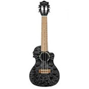 Resim Lanikai QM-BKCEC Quilted Maple Concert Elektro Ukulele 