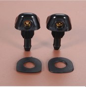 Resim Lasonstiges 2 Adet Araba Yıkama Püskürtme Memesi Ön Cam Silecek Abs Plastik Nozullar Toyota 4runner Celica Supra Pickup Tacoma 85381-35040 
