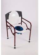 Resim Medikaltec Hasta Tuvalet Banyo Sandalyesi Kapaklı 