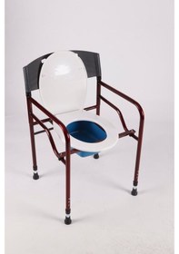 Resim Medikaltec Hasta Tuvalet Banyo Sandalyesi Kapaklı 