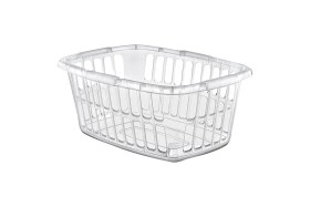 Resim İsmiyle Al Büyük Çamaşır Sepeti Selesi Şeffaf ROYALEKS-E298 