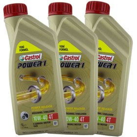 Resim Castrol Power 1 4t 10w - 40 4 Zamanlı Motosiklet Yağı 1 L (12 ADET 1 KOLİ) 