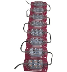 Resim Vitrin Tezgah Mağza Ürün Gösteri Pembe Akvaryum Mutfak Dolap Ayna Modül Led Aydınlatma Işık Mercekli 2835smd 6w Dc 12v Pembe 