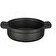 Resim Lava Yekpare Çap 11 CM Döküm Yuvarlak Çift Kulplu Siyah Güveç Kabı LV ECO GV 11 