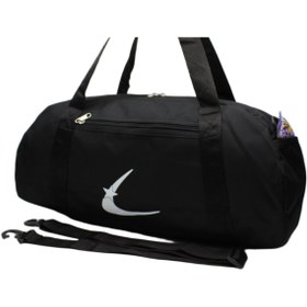 Resim Harmela Siyah Renkli Spor Çantası Seyahat Çantası Ve Fitness Çantası 