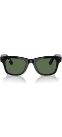 Resim Braventa Collection Meta Ray-Ban Wayfarer Akıllı Gözlük Parlak Siyah G15 Yeşil RW4006 