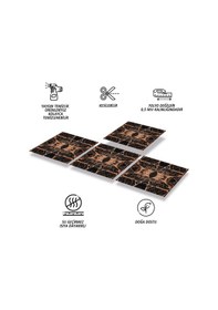 Resim Tink Kendinden Yapışkanlı Mermer 07 Desenli Pvc Karo 30x30 Cm 
