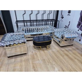 Resim ENG OFİS MOBİLYALARI ORGINAL SILVER CHESTER OTURMA GRUBU 3+1+1 