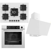 Resim Ferre Steamart Ss Serisi Beyaz Set (ss036 Xe64cb D078 ) -75'lik Seri - Kare Emaye Izgara 