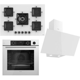 Resim Ferre Steamart Ss Serisi Beyaz Set (ss036 Xe64cb D078 ) -75'lik Seri - Kare Emaye Izgara 