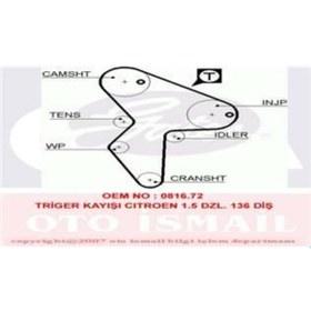 Resim GATES 5418XS TRIGER EKSANTRIK KAYISI SAXO 1.5D 136x254 