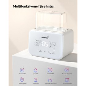 Resim 8’i 1 Arada Biberon Isıtıcı ve Sterilizatör, LCD Ekranlı, Hızlı Isıtma ve Çözme, BPA İçermez 