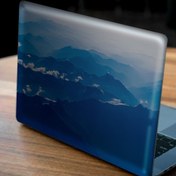 Resim Sisli Mavi Dağlar Notebook Sticker, Laptop sticker,, Hp Sticker, Asus Sticker, 15.6 inç Sticker 