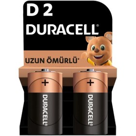 Resim Duracell D Alkalin Pil (2’li paket) 1,5V, LR20/MN1300 