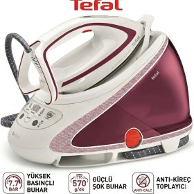 Resim Tefal Buhar Kazanlı Ütü 2600W Pro Express Ultimate Yüksek Basınçlı Güçlü Şok Buhar Beyaz Mor - Tefal Türkiye Garantili 