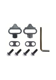 Resim Springsun Spd Ve Look Sistemi Uyumlu Bisiklet Ayakkabı Kilidi, Dağ Ve Yol Bisikletleri İçin Siyah Vida-dişli Aksesuarı Çok Renkli 