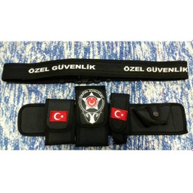 Resim Harika,ögg Güvenlik Bel Kılıdı,palaska,ögg Cüzdanı Al Siyah 