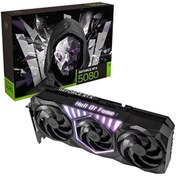 Resim Galax GeForce 58NZN6MDCXHO RTX 5080 HOF Gaming Black Edition 1 - Click OC 16 GB GDDR7 256 Bit DLSS 4 Ekran Kartı 
