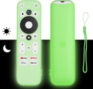 Resim Silikon Uzaktan Kumanda Kılıfı Onn 100024646 100026240 4K UHD Stick TV Kutusu ile Uyumlu Uzaktan Darbeye Dayanıklı Koruyucu Kılıf Kordonlu (Floresan Yeşili) 