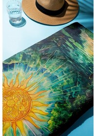 Resim Dijital Baskı Plaj Deniz Havlusu Doğa Desenli Peştamal Hvl0085 Renkli 