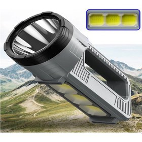 Resim Watton Wt-603 Güçlü Şarjlı Fener Masa Lambası Siyah 
