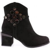 Resim Dgn 790-22k Kadin Kristal Taşli Topuklu Bot 790-1922-R1680 Siyah 