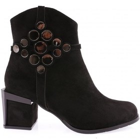 Resim Dgn 790-22k Kadin Kristal Taşli Topuklu Bot 790-1922-R1680 Siyah 