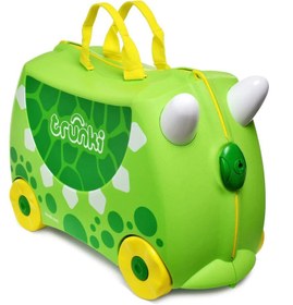 Resim Trunki Çocuk Bavulu Dinozor Dudley 