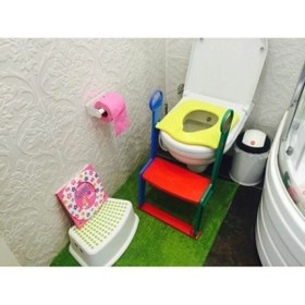 Resim FeyzaDesign Renkli Çok Katlı Klozet Adaptörü, Kullanışlı ve Şık Tasarım 