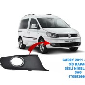 Resim Vassparts Volkswagen Caddy 2011 - 2015 Sis Kapağı Sisli Nikelajlı Sağ Yolcu Tarafı - 1T0853666P 