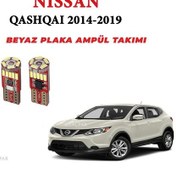 Resim Nissan Qashqaı Plaka Ampül Set Beyaz Arıza Işığı Yakmaz Canbus 