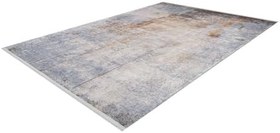 Resim Corona Gri Modern Pamuk Makine Halısı 80x300 