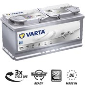 Resim Varta 12 V 105 Ah H15 Agm Start Stop Aküsü 