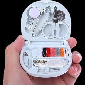 Resim Tg Tek-İş Global Mini Seyahat Dikiş Seti – Çok Fonksiyonlu Çanta Boy Acil Durum Dikiş Kiti | Taşınabilir Iğne Iplik Seti Ev ve Yolculuk Için 