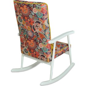 Resim Asedia Trend Lake Retro Sallanan Sandalye Dinlenme/Emzirme/Baba/Tv/Okuma/Uzanma Koltuğu Berjer 