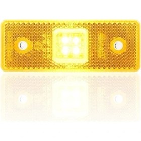 Resim Sanel Ön Arka Yan 4 LED Lamba Sarı 10V 30V SML01Y 