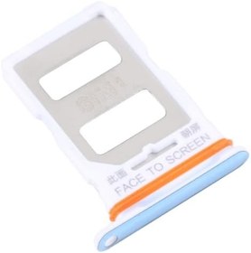 Resim Xiaomi Mi 12T Pro Uyumlu Sim Tepsisi Sim Kart Yuvası Mavi 