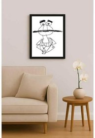 Resim Nezih Danyal Tipler Kişiye Özel Sertifikalı Sınırlı Fine Art Karikatür Baskı NTP00034 