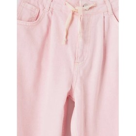 Resim LC Waikiki Lcw Kids Pembe Wideleg Kız Çocuk Jean Pantolon 