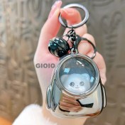 Resim Silver1 Zarif Sevimli Yün Domuzcuk Anahtarlık Okul Çantası Kolye Bebek Araba Anahtarlık Çekicilik (Yurt Dışından) 