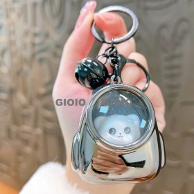 Resim Silver1 Zarif Sevimli Yün Domuzcuk Anahtarlık Okul Çantası Kolye Bebek Araba Anahtarlık Çekicilik (Yurt Dışından) 