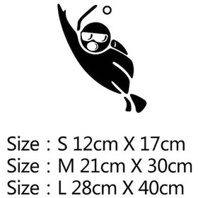 Resim N440-boyutu M-1-siyah-moda Mızrak Balıkçılık Dalış Zıpkın lar Ussr Eğlenceli Vinil Araba-şekillendirici Araba Etiket 