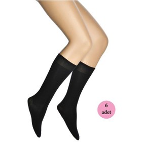 Resim 6 Adet Masaj Kadın Çorap Siyah 500 113 Safran Çok Renkli 