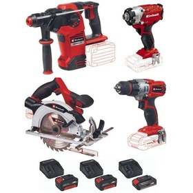 Resim Einhell Herocco 36/28 36 V Kırıcı Delici + TE-CI 18/1 Torklu Darbeli Vidalama + TE-CD 1 + TE-CS 18/165/1 Kırıcı Deliciler 16858583 