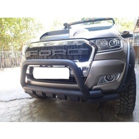 Resim Isuzu D-Max Ön Koruma Double Shark Siyah 2020 