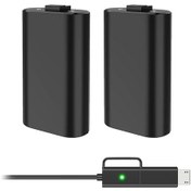 Resim Gaojunshop01 Xbox One Ve Series Kablosuz Kumanda Şarj İstasyonu, 2 Pil Paketi Snd-2016f 