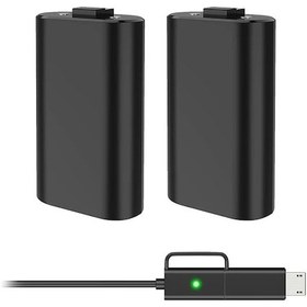 Resim Gaojunshop01 Xbox One Ve Series Kablosuz Kumanda Şarj İstasyonu, 2 Pil Paketi Snd-2016f 