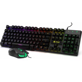 Resim Inca IKG-448 Rainbow Efect Mekanik Hisli Klavye & Mouse Set 